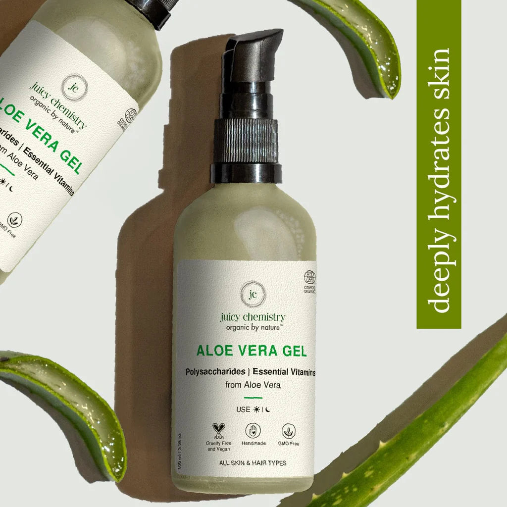 Organic Aloe Vera Gel, Juicy Chemistry, Ayurveda Store NZ