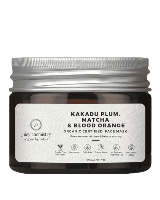 Kakadu Plum, Matcha And Blood Orange Face Mask, Juicy Chemistry, Ayurveda Store NZ