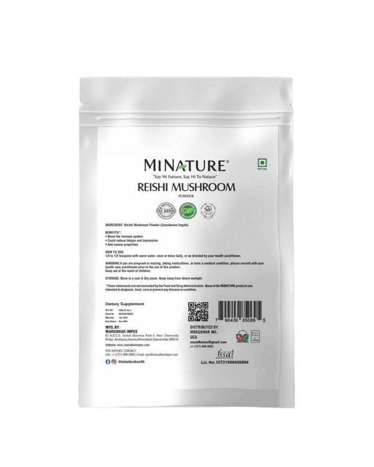 100% Natural Reishi Mushroom Powder