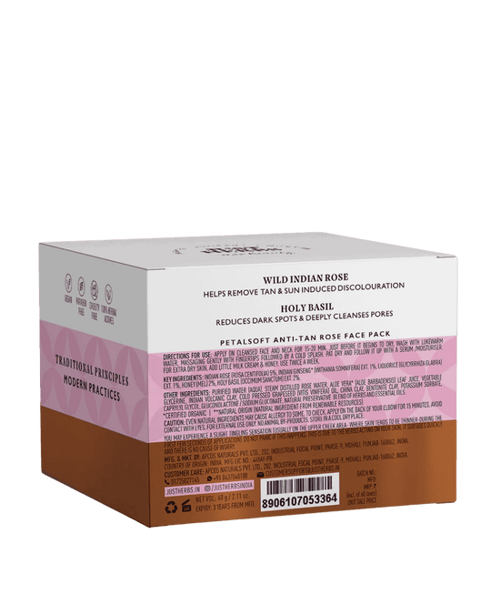 Anti-Tan Face Pack | Wild Indian Rose 60gms