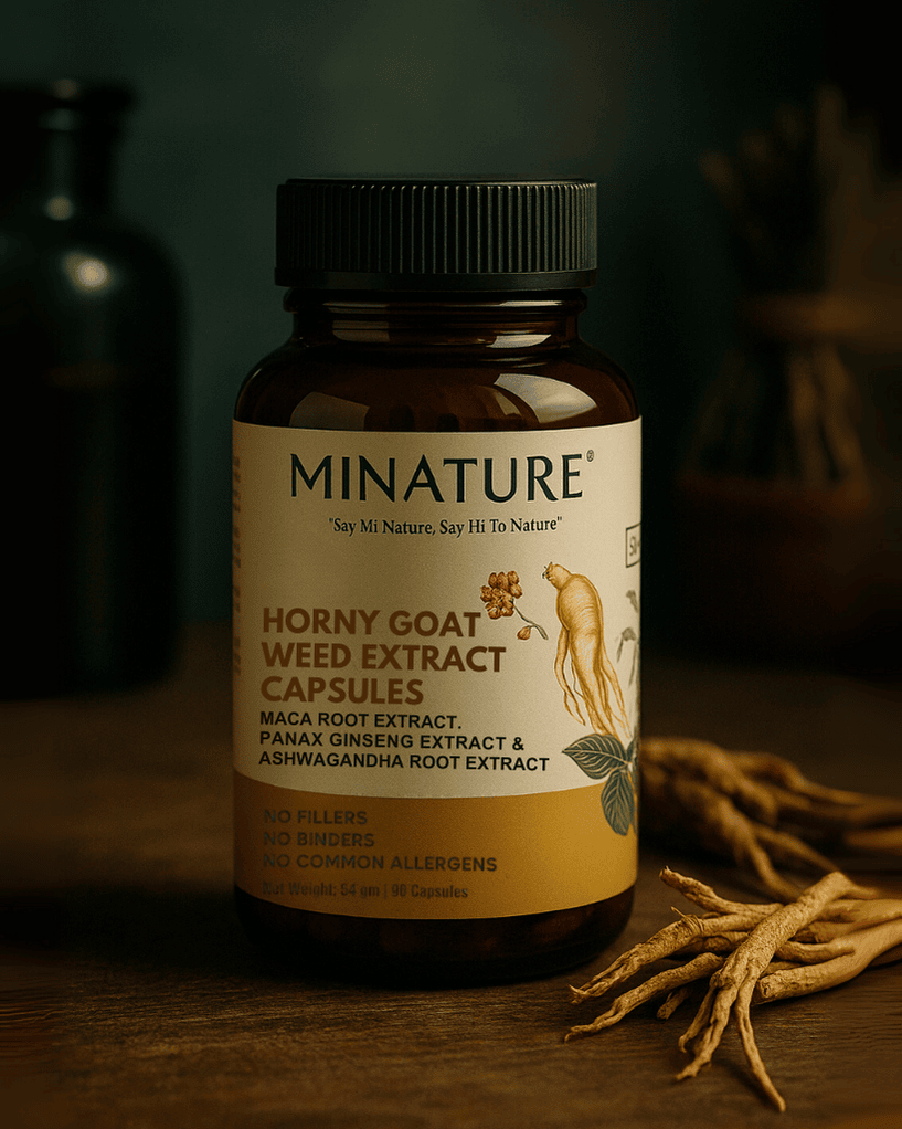 Horny Goat Weed extract capsules, Minature, Ayurveda Store Nz