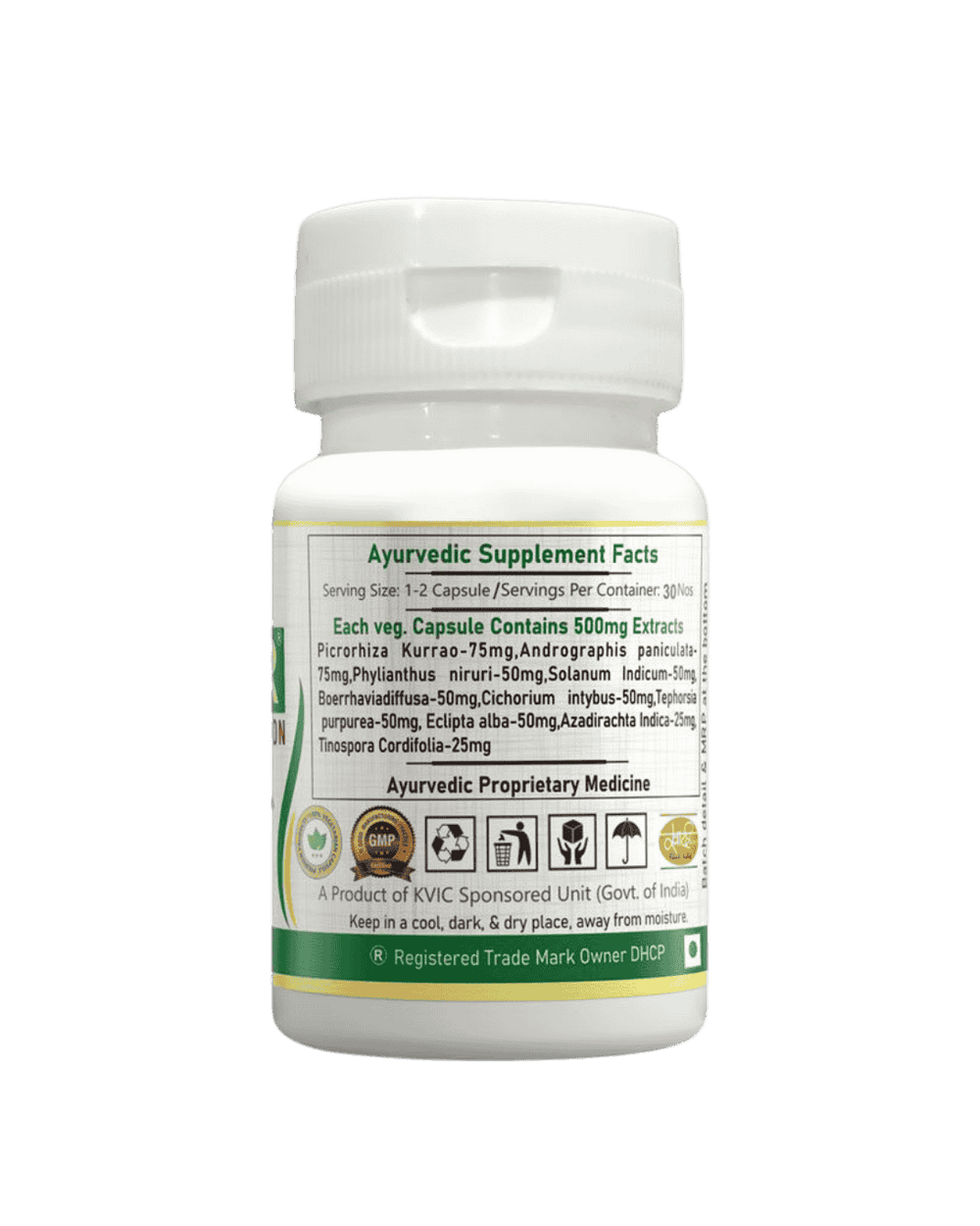 Liver Support Capsules | 60 Veg Caps | 500mg