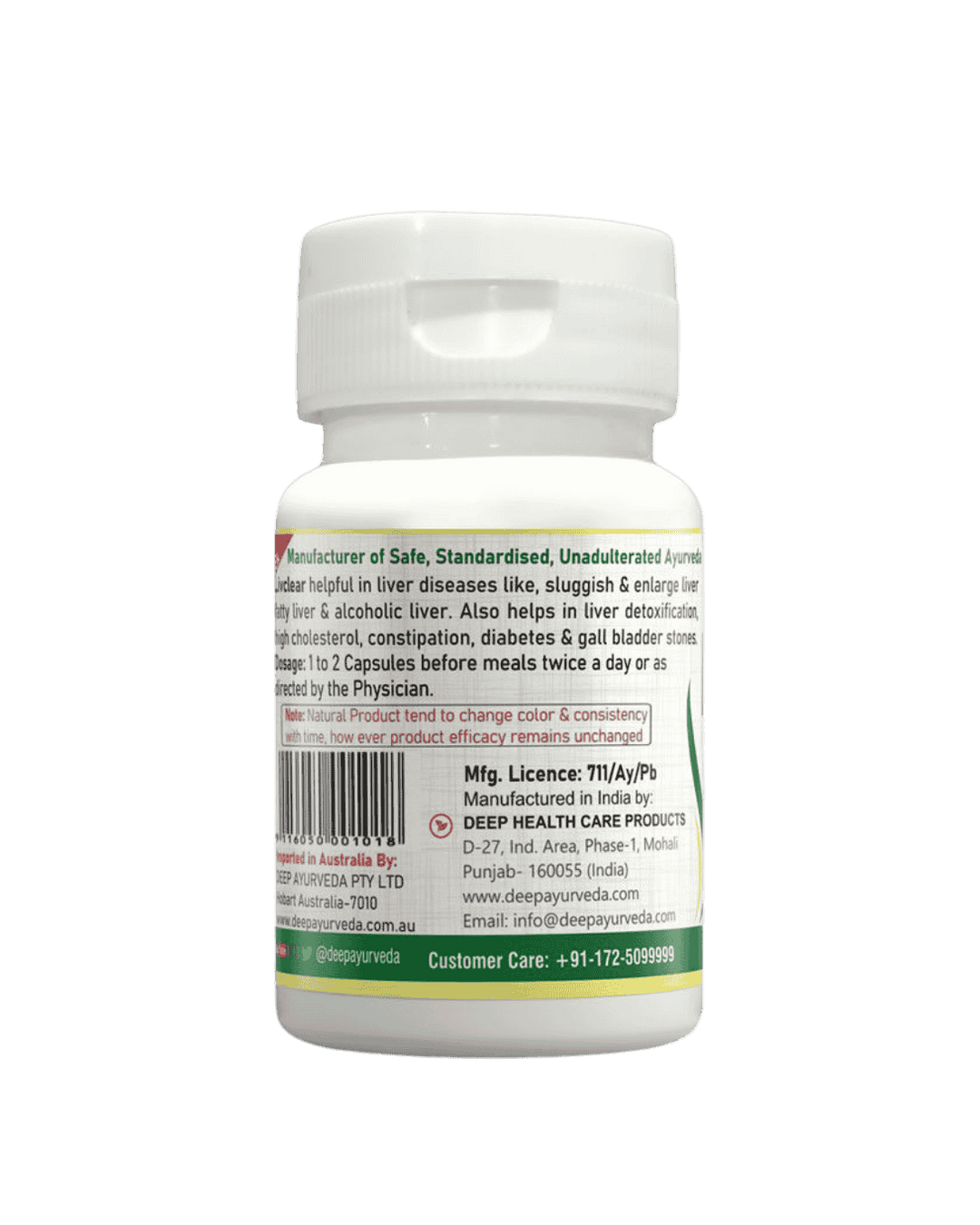 Liver Support Capsules | 60 Veg Caps | 500mg