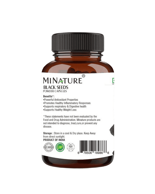 black seeds capsules, minature, ayurveda store nz