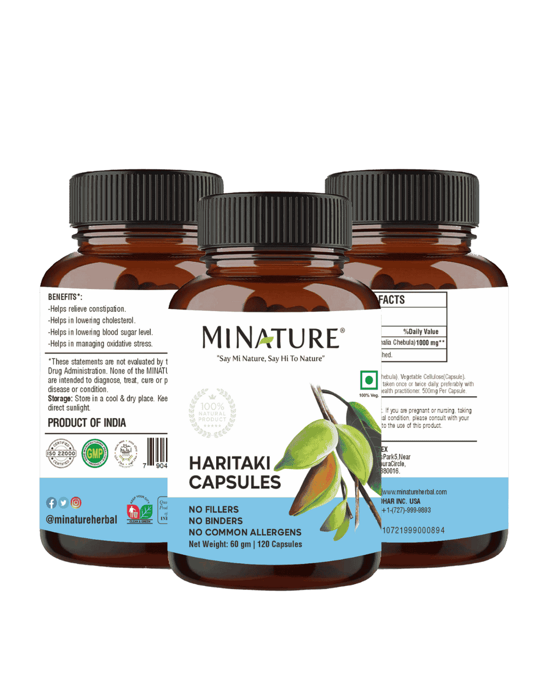 Haritaki capsules, Minature, Ayurveda Store NZ