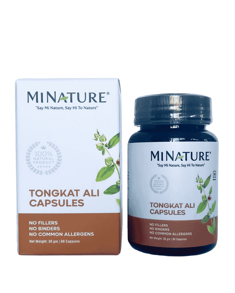 100% Natural Tongkat Ali Capsules 60 Veg Caps | 500mg