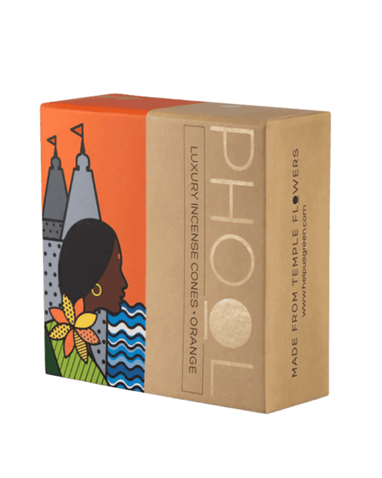 Orange - Natural Incense Cones by Phool