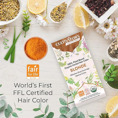 Cultivator's, Organic Herbal Hair Color, Blonde, Ayurveda Store NZ