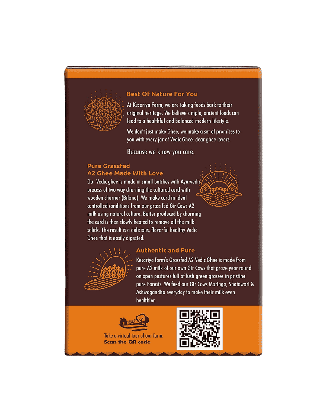 Vedic A2 Gir Cow Ghee 500ml | Cultured | Hand Churned | Ethical