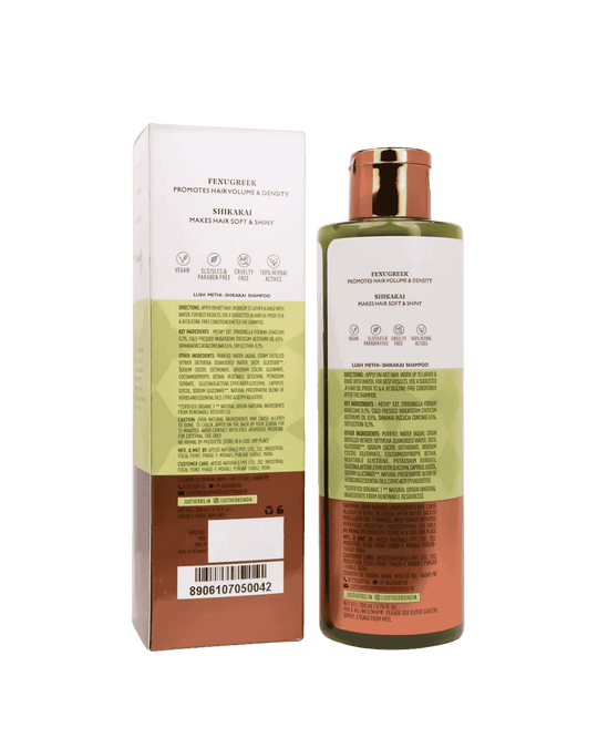 Volumising Shampoo, Fenugreek, Shikakai, Just Herbs, Ayurveda Store NZ