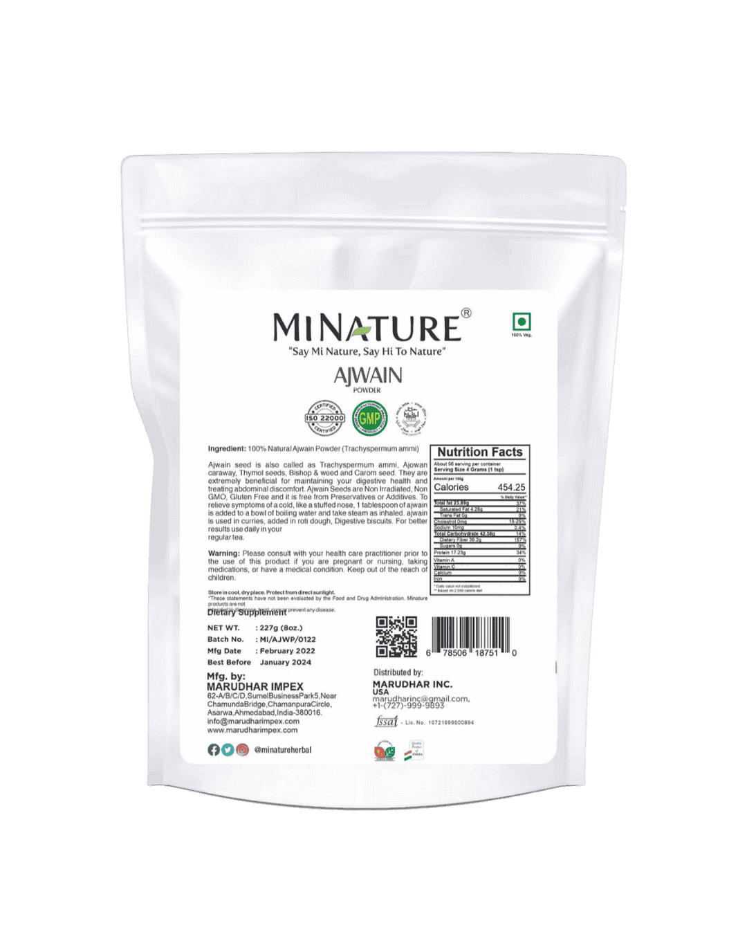 Ajwain Powder, Minature, Ayurveda Store NZ