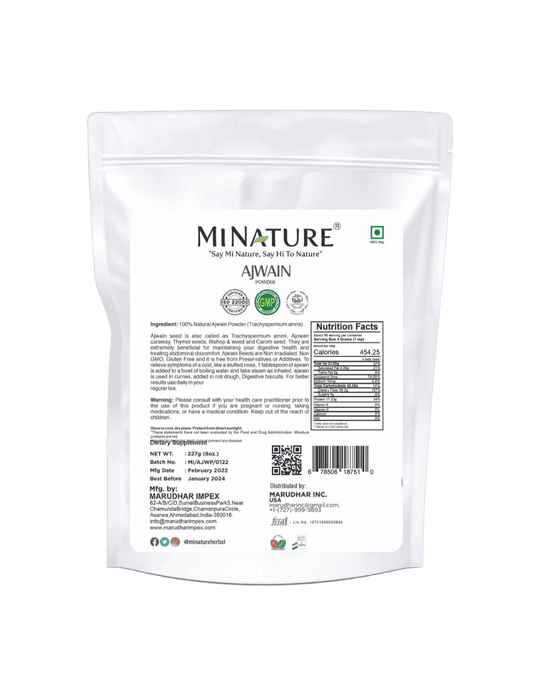Ajwain Powder, Minature, Ayurveda Store NZ