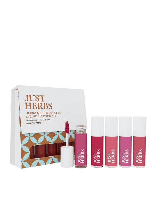 Herb Enriched Matte Liquid Lipstick Kit - Set of 5