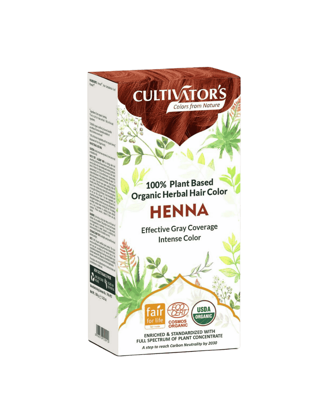 Organic Herbal Hair Colours