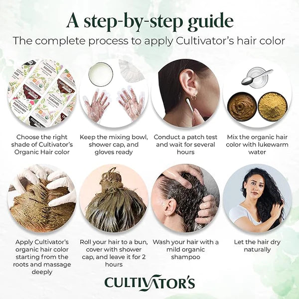 Cultivator's, Organic Herbal Hair Color, Ayurveda Store NZ