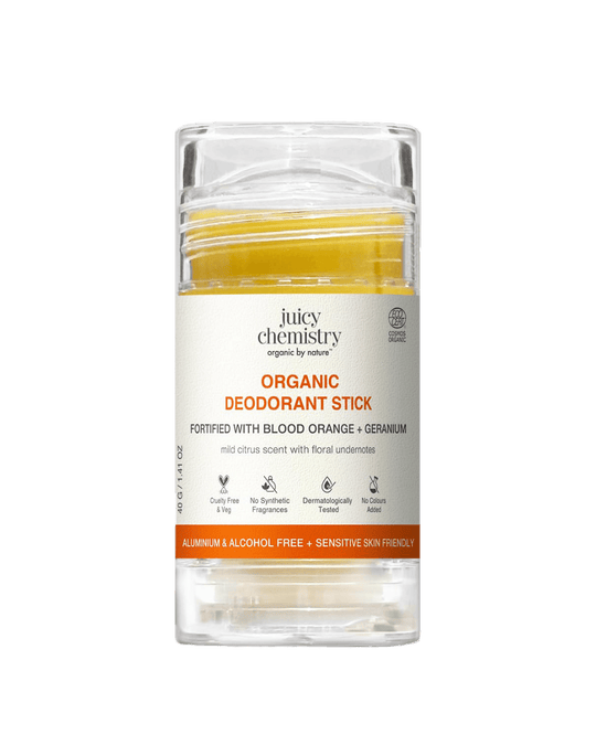 organic deodorant stick, juicy chemistry, ayurveda store nz