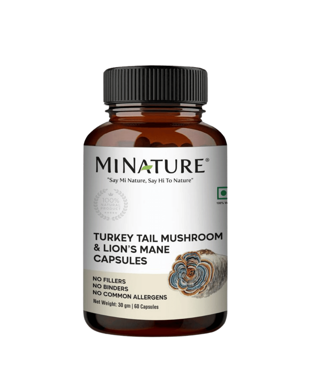 Turkey Tail Mushroom, Lion's Mane Capsules, Minature, Ayurvedastorenz