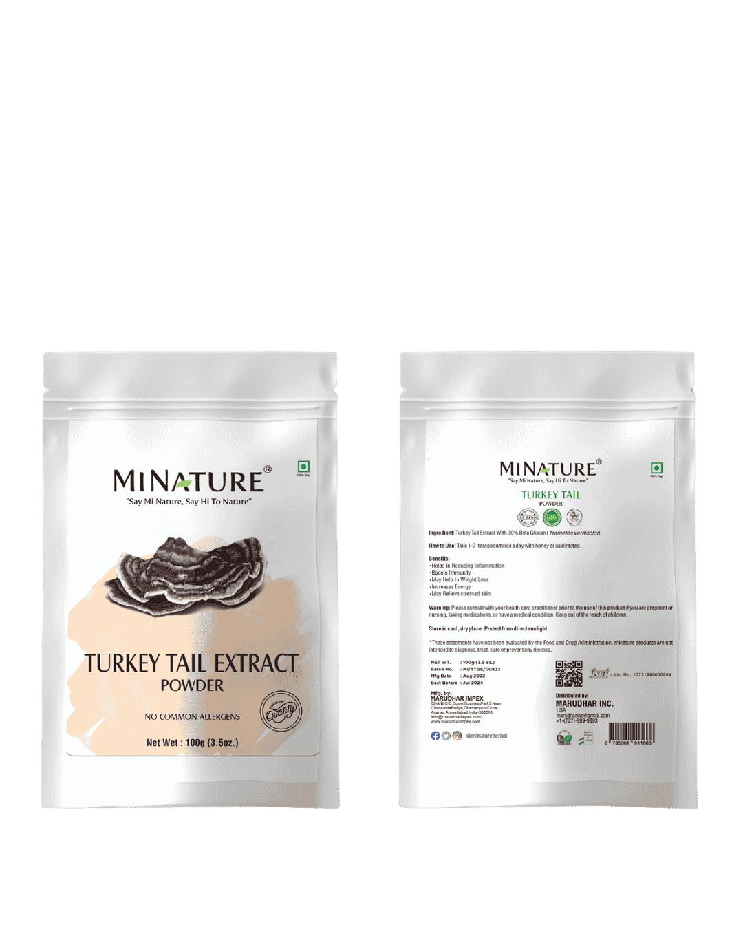 Minature, Turkey Tail Extract,  Ayurveda Store NZ