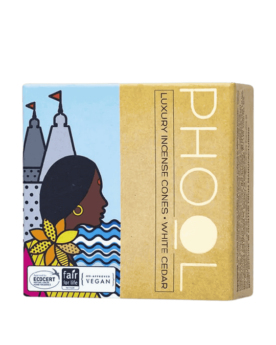 White Cedar - Natural Incense Cones by Phool