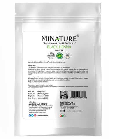 Organic Henna Powder 227g - USDA Certified