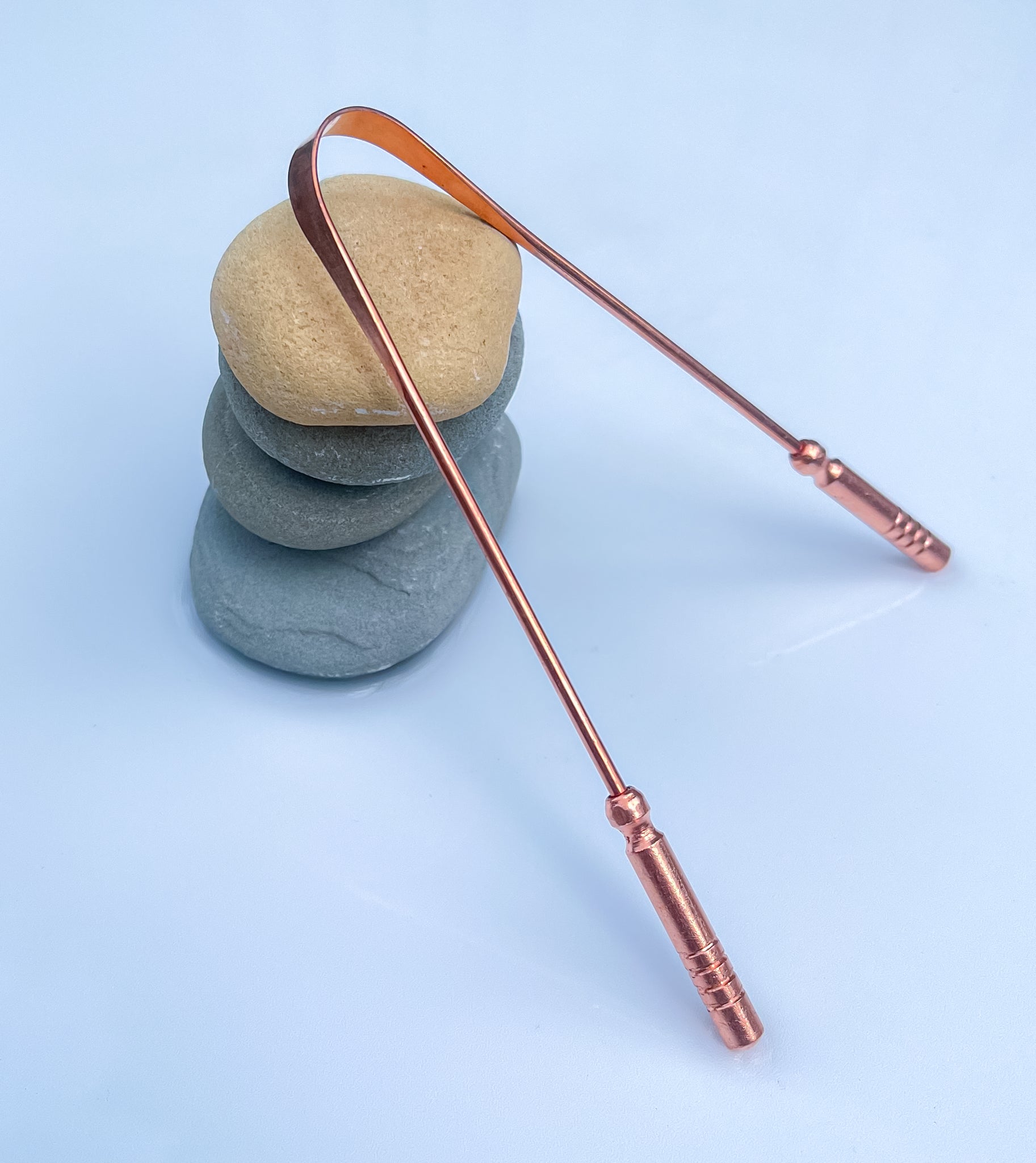 100 Pure Copper Tongue Cleaner (Ayurvedic Tongue Scraper) Ayurveda Store NZ