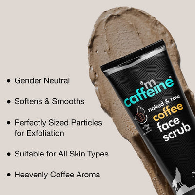 Naked & Raw Coffee Face Scrub - 100g