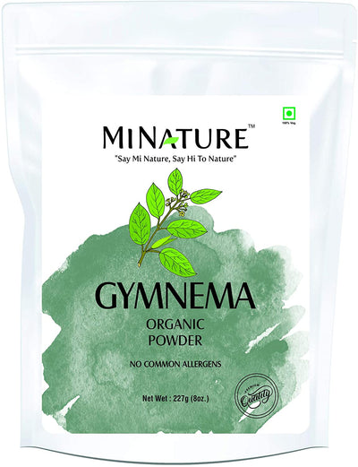 Organic Gymnema Powder 227g - USDA Certified (Madhunashini, Shardunika, Gurmar, Gymnema Sylvestre)