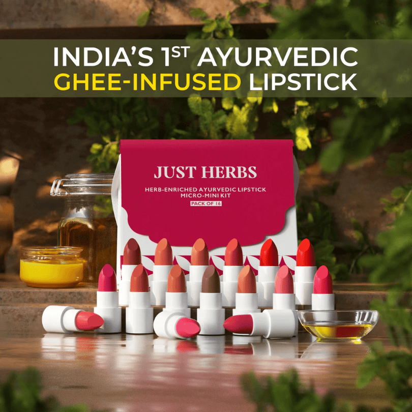 Herb Enriched Ayurvedic Lipstick Micro-Mini Kit