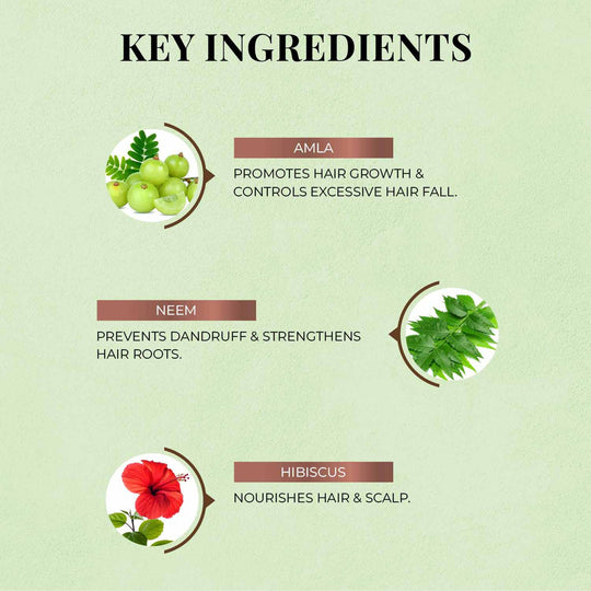 8 in 1 Root Nourishing Amla Neem Hair Fall Control Shampoo 200ml
