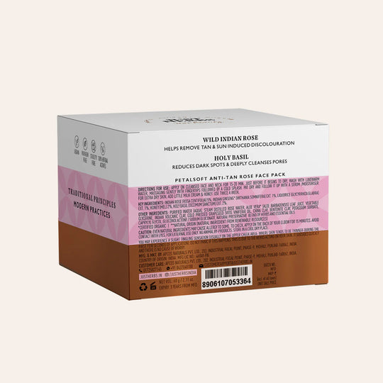 Anti-Tan Face Pack, Wild Indian Rose, Just Herbs, Ayurveda Store NZ