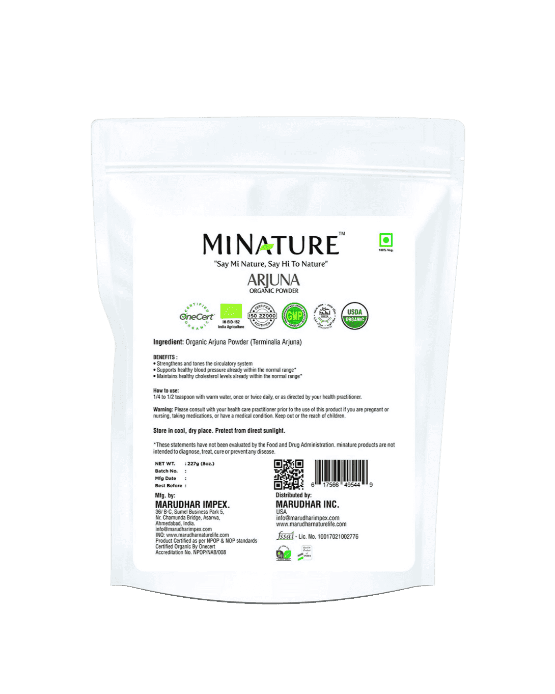 Arjuna Powder, Minature, Ayurveda Store NZ