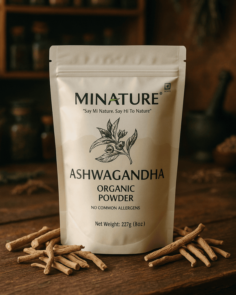 Minature, Aswagandha Powder, Organic, AyurvedaStoreNz