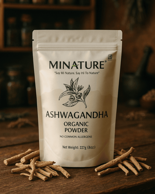 Minature, Aswagandha Powder, Organic, AyurvedaStoreNz