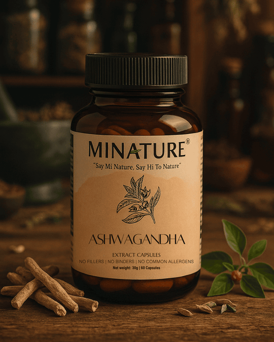 Ashwagandha Root Extract Capsules, Minature, Ayurveda Store Nz
