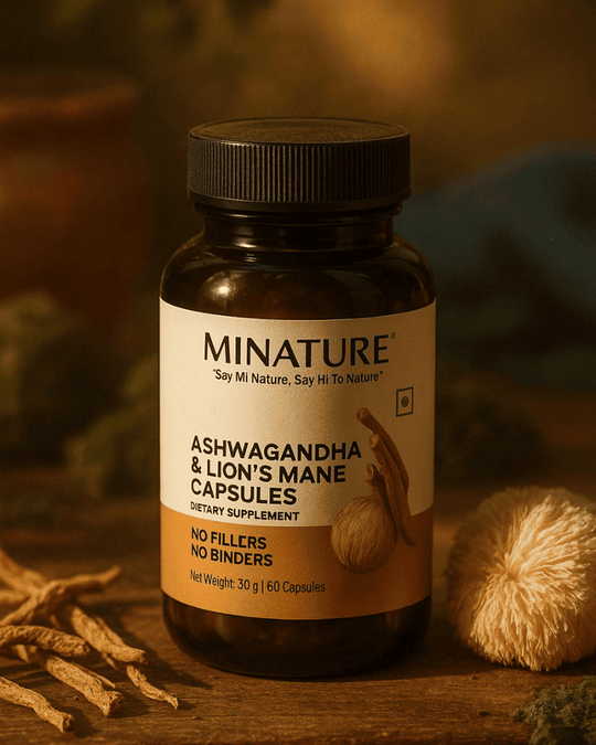 Ashwagandha + Lion's Mane Capsules