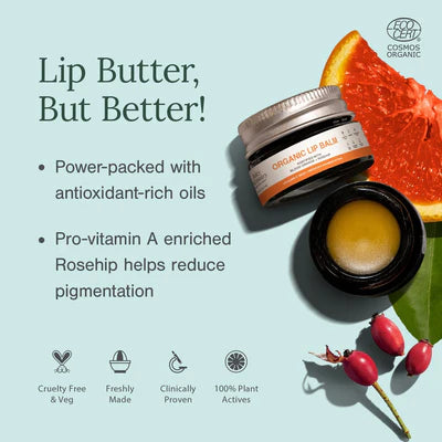 Organic Lip Balm, Blood Orange, Rosehip, Juicy Chemistry, Ayurveda Store NZ