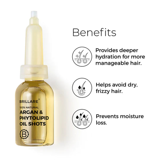 Argan & Phytolipid Oil Shots, Brillare, Ayurveda Store NZ