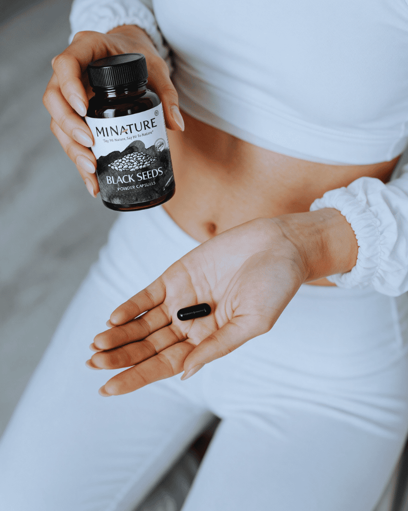 100% Natural Black Seed Capsules 60 Veg Caps | 450mg