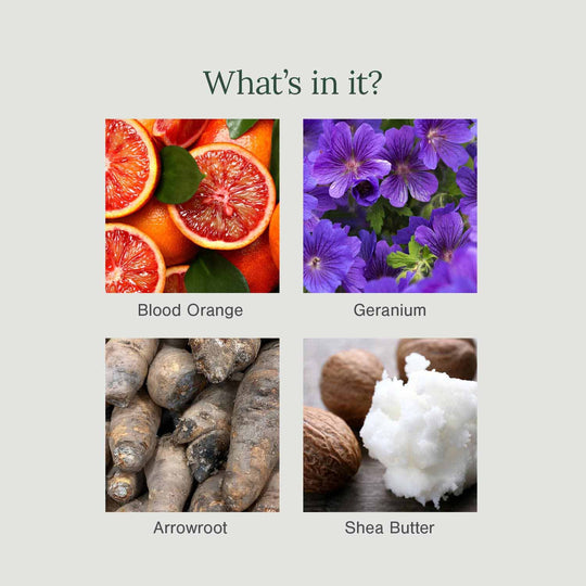 Organic Deodorant Stick with Blood Orange and Geranium - 40g