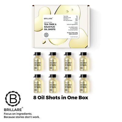 Tea Tree & Salicylic Oil Shots, Dandruff Control, Brillare, Ayurveda Store NZ