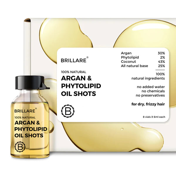 Argan & Phytolipid Oil Shots, Brillare, Ayurveda Store NZ