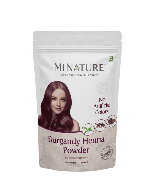 Henna, Indigo, Organic, Hair Color, Burgundy Henna, Minature