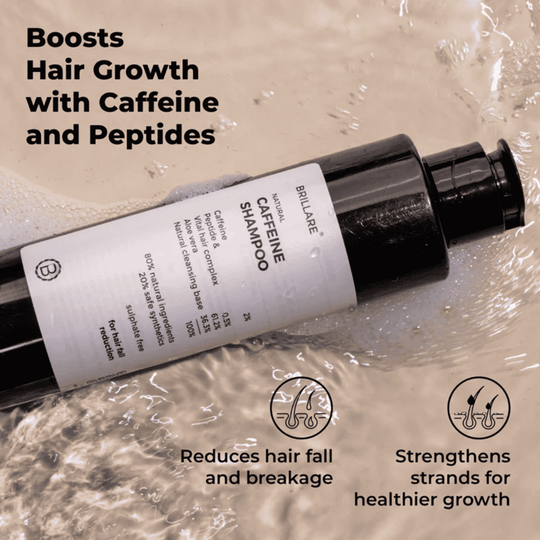 Brillare, Caffeine, Shampoo, For Hair Loss, For Breakage, Ayurveda Store NZ