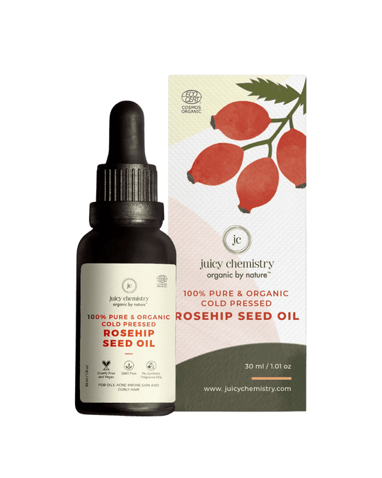 100% Organic Cold Pressed Rosehip Seed Oil- 30ml