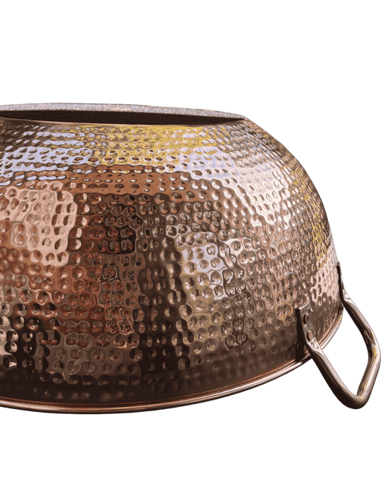 Luxurious Copper Spa Bowl - Pedicure & Foot Soaking Therapy.
