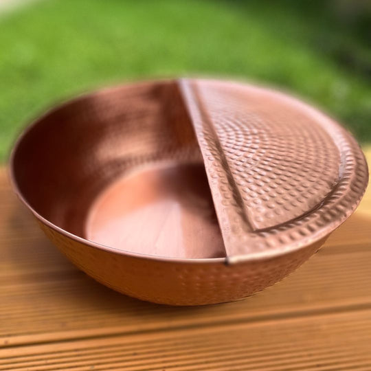 Luxurious Copper Spa Bowl - Pedicure & Foot Soaking Therapy.