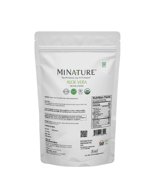 Organic Aloe Vera Powder 227g - USDA Certified