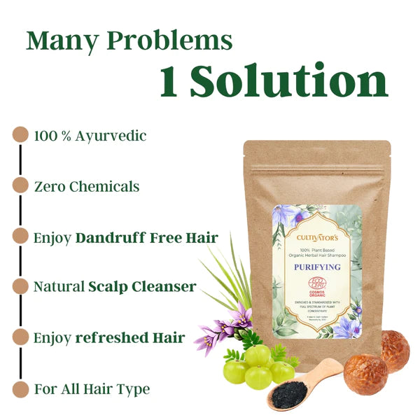 Cultivator's, Organic Herbal Hair Shampoo, Ayurveda Store NZ