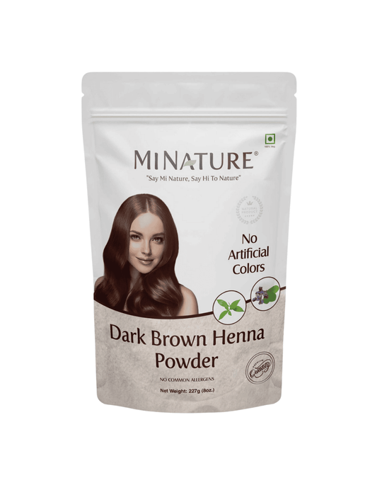 Henna, Indigo, Organic, Hair Color, Dark Brown Henna, Minature