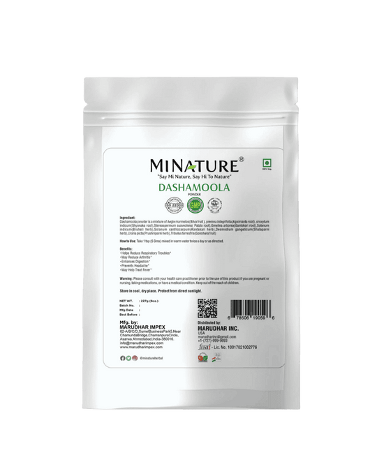 100% Natural Dashamoola Powder 227g
